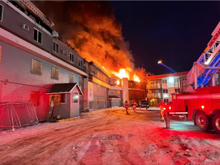 Anchorage Fire Dept. blames the victim for fire started by vagrants at Spenard building
