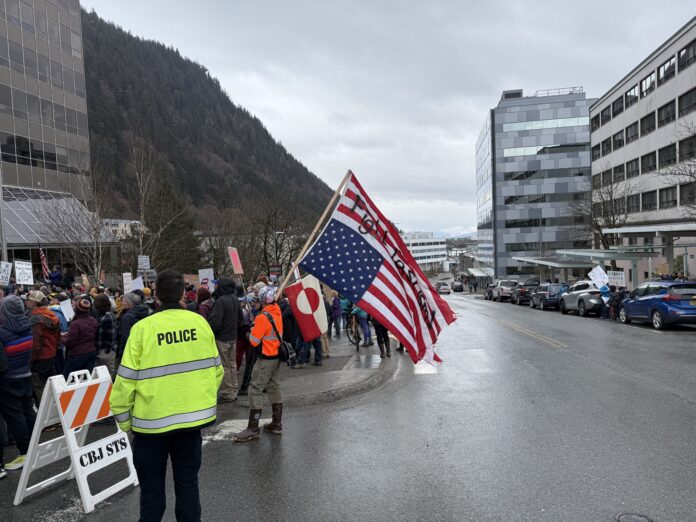 Juneau protesters April 5