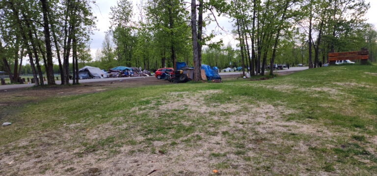 Encampment at Davis Park to be cleared, but where will the vagrants go next? SLAZ South