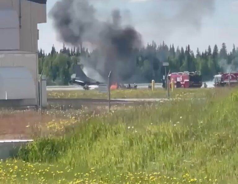 Korean F-16 crashes at Eielson Air Force Base during takeoff ahead of Thursday’s Red Flag-Alaska exercise