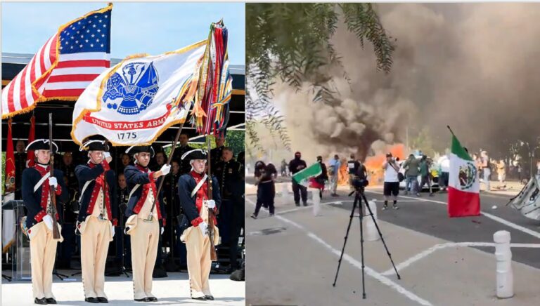 Americans will mark Flag Day and Army birthday with diverging celebrations and protests