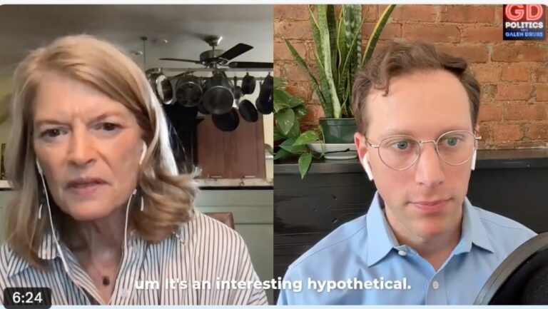 Pressed four times in an interview, Murkowski won’t rule out leaving GOP for the right offer