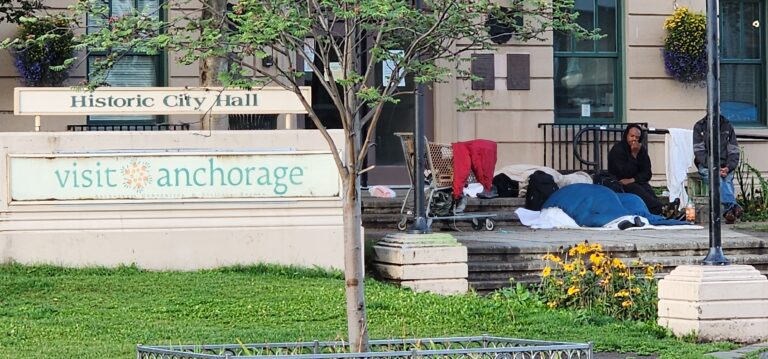 Photo tour: Pro-war leftists rage against peace talks, but will Anchorage’s decay steal the media spotlight?