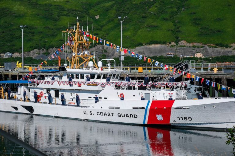 In Kodiak, Coast Guard commissions Cutter Earl Cunningham to patrol Alaska waters