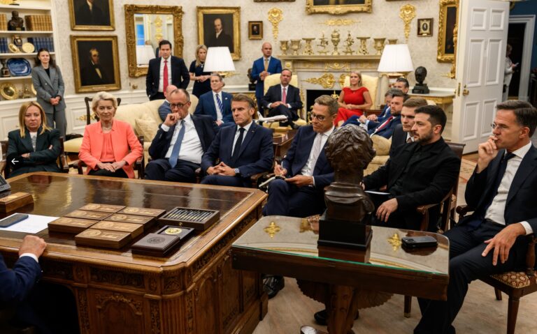 Trump pushes diplomacy in White House peace summit with Zelenskyy, European leaders