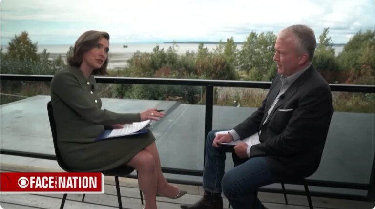 On Face the Nation, Sullivan touts Alaska’s role in energy and Arctic defense
