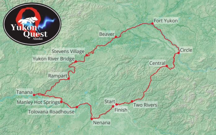 2026 Yukon Quest Route