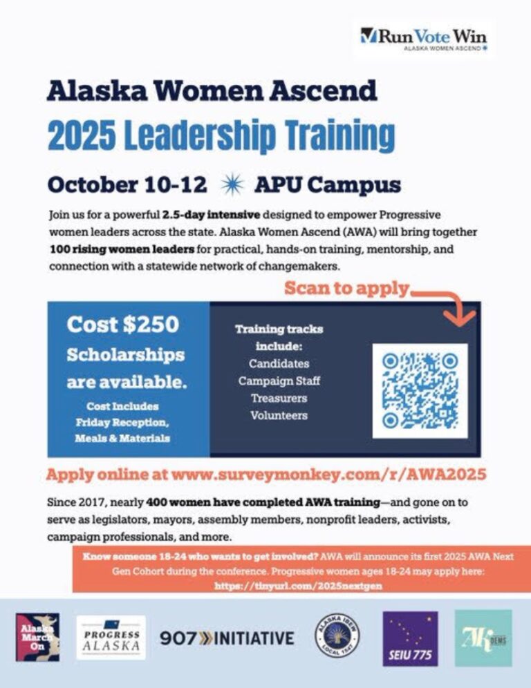 Alaska Democrats keep building future leaders with Women Ascend training