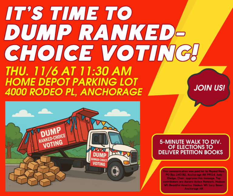 Breaking News: DOE Receives Signatures from Over 48,000 Alaskans Fed Up with Ranked-Choice Voting