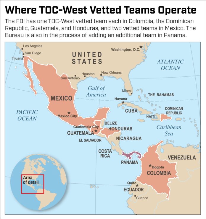 Where TOC-West Vetted Teams Operate
