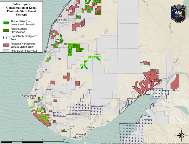 Public Comment Requested Regarding Establishment of New Kenai Peninsula State Forest