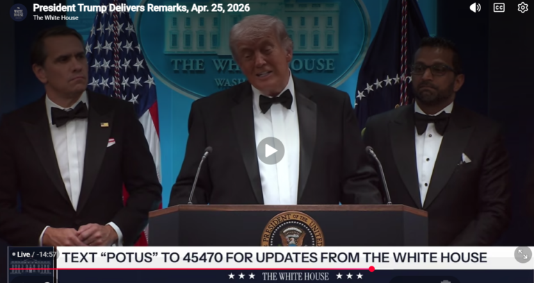 BREAKING NEWS: Assassination Attempt at White House Correspondents’ Dinner