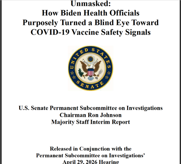 Newly Released Confidential Documents Show Biden-Era FDA Officials Ignoring Covid-19 Vaccine Safety Warnings