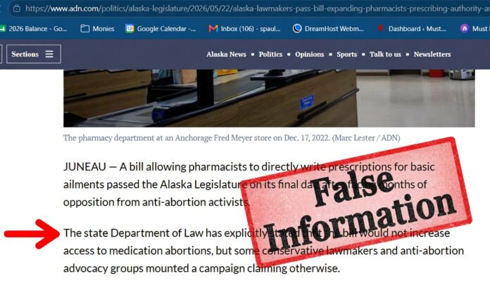 false info