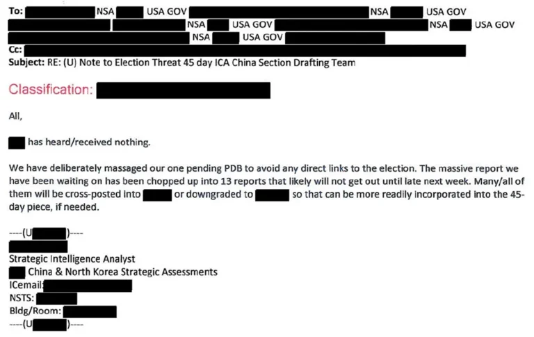 Newly Declassified Documents Provide Evidence of Election Security Risks, Non-Citizens Registered to Vote, and Intelligence Intentionally Hidden from the President