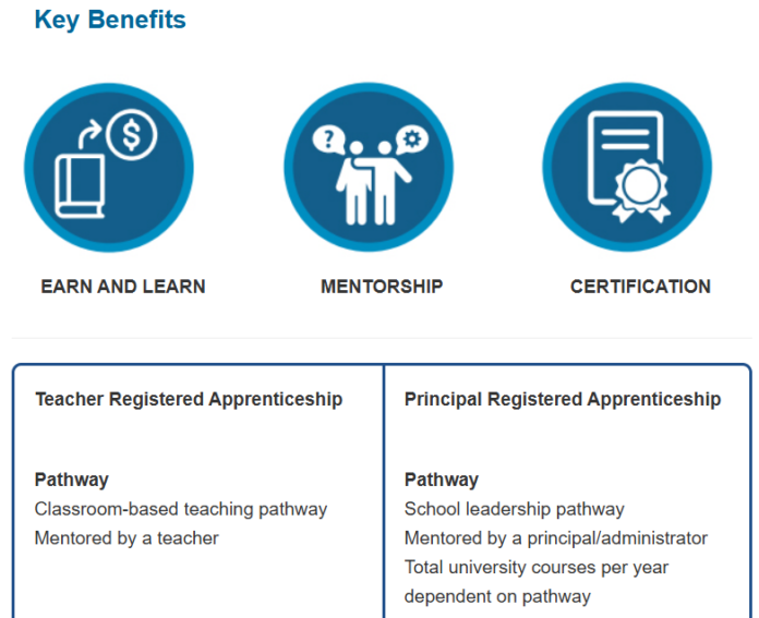 educator apprenticeship