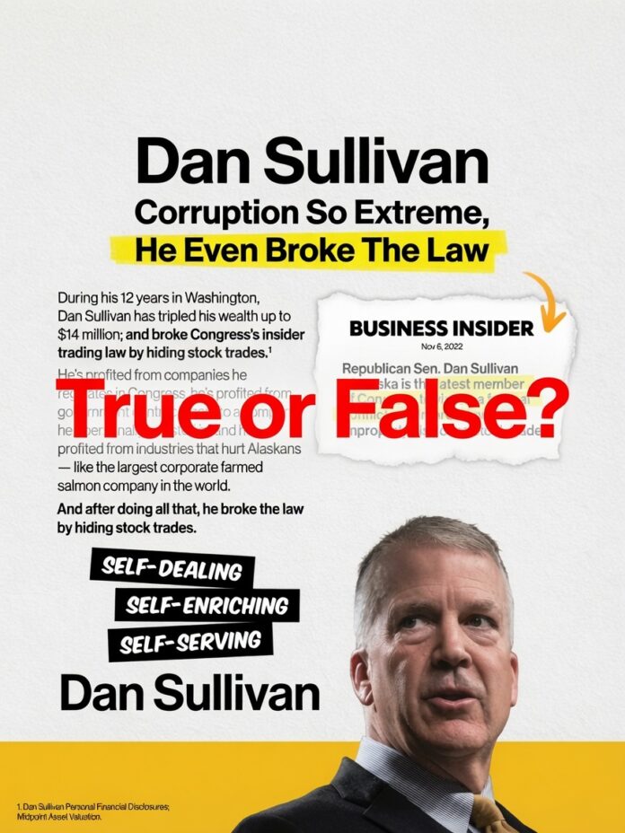 Alaska Dems flyer against Sullivan