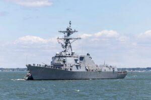 The USS Ted Stevens will be commissioned October 3 in Whittier