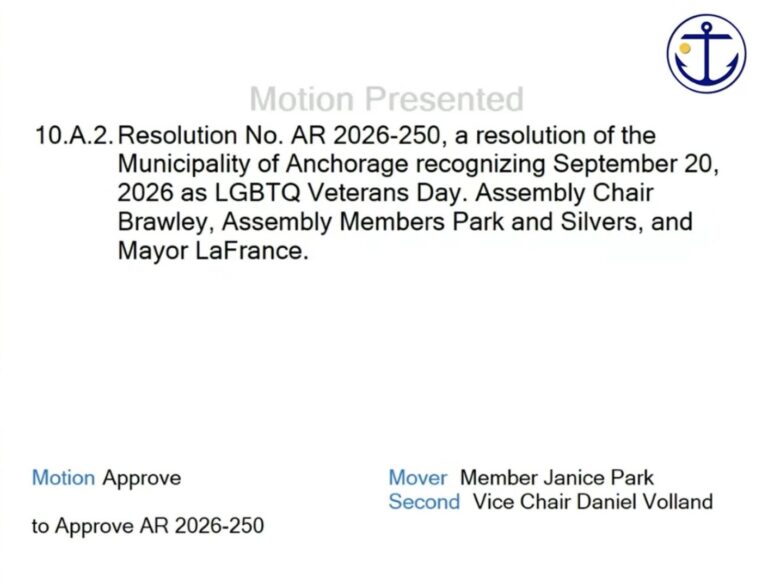 Opinion: Anchorage Assembly’s “LGBTQ Veterans Day” honors sex, not service