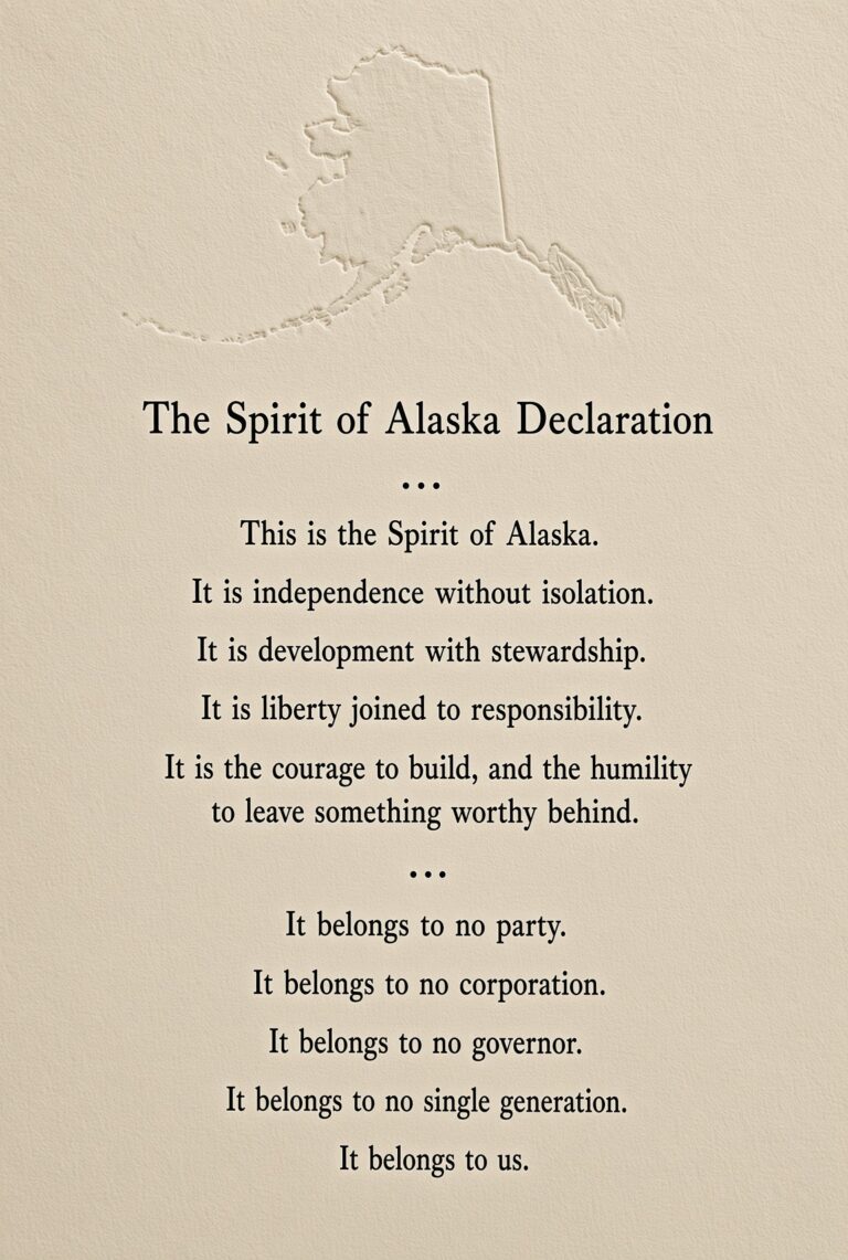 The Spirit of Alaska Declaration: Remembering Who We Are