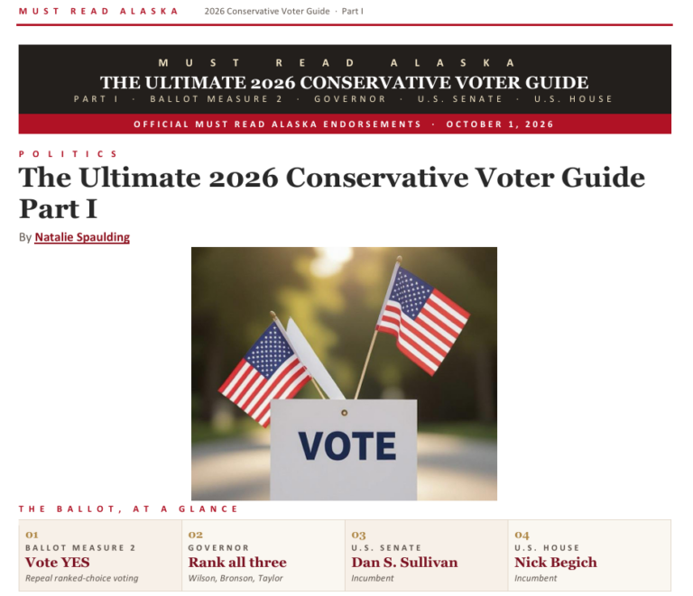 Print, save, share: PDF version of the Ultimate Conservative Voter Guide available